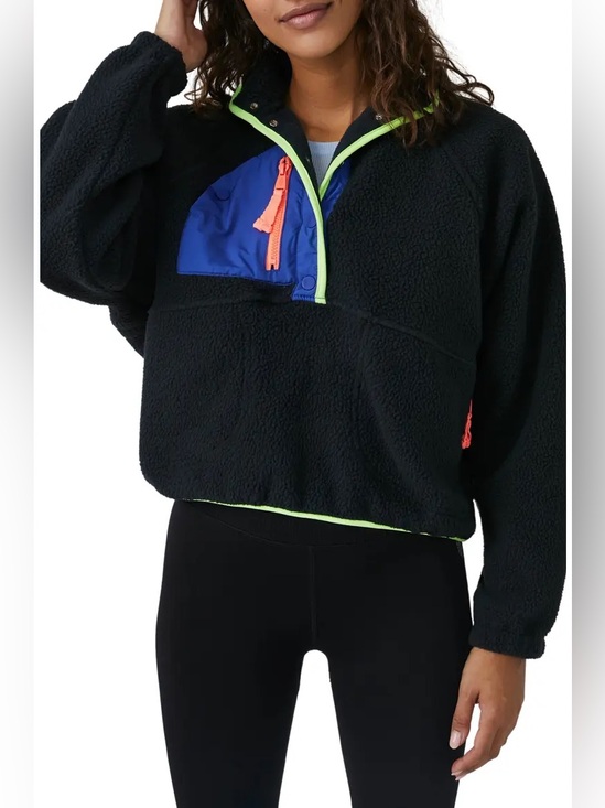 Free People Jackets & Blazers - FP Movement by Free People Hit The Slopes Colorblock Pullover